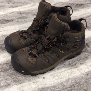 KEEN Men's Dark Brown Utility Work Boots Size 10D